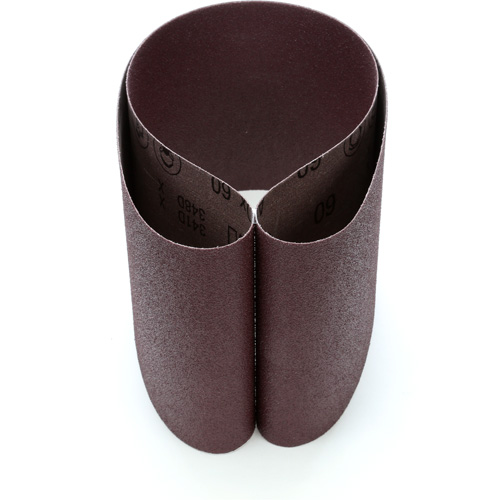 Courroie en textile 241D, 6" la x 48" lo, Oxyde d'aluminium, Grain 60 Oxymax Inc