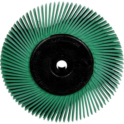 Brosses radiales bristle pour meuleuses d'&eacute;tabli, Grain 50X, 6" dia. Oxymax Inc