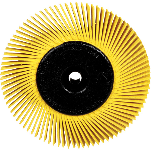 Radial Bristle Brushes for Bench Grinders, 80X Grit, 6" Dia. Oxymax Inc