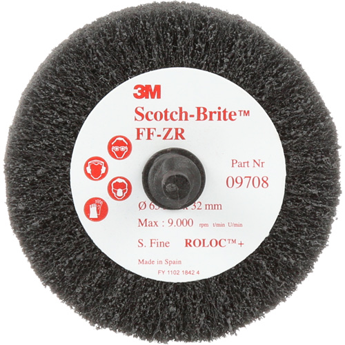 Brosse &agrave; lamelles pour la coupe et le polissage Scotch-Brite, Oxyde d'aluminium, Grain Fin, 2-1/2" x 1-1/4" x 1/4" Oxymax Inc