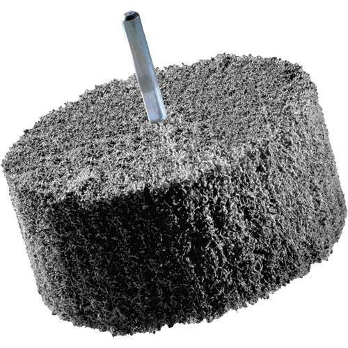 Meules de finition Scotch-Brite, 8" x 2", Arbre de 3" Oxymax Inc