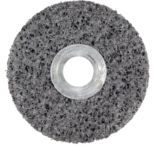 Roue unitaris&eacute; CS-UW Clean & Strip Scotch-Brite, 6" x 1", Arbre de 5/8", Grain de Extra grossier, Carbure de silicium Oxymax Inc