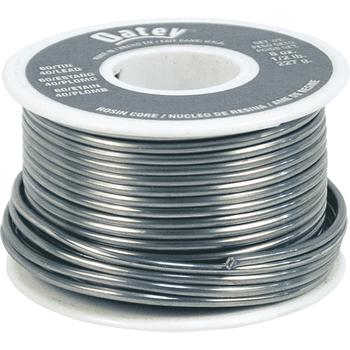 M&eacute;tal d'apport 60/40, &agrave; base de plomb, 60 % d'&eacute;tain, 40 % de plomb, &acirc;me Colophane, dia. 0,063" Oxymax Inc