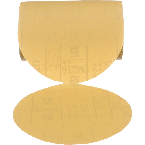 Stikit Gold Disc Roll, 6" Dia., P320 Grit, Aluminum Oxide Oxymax Inc