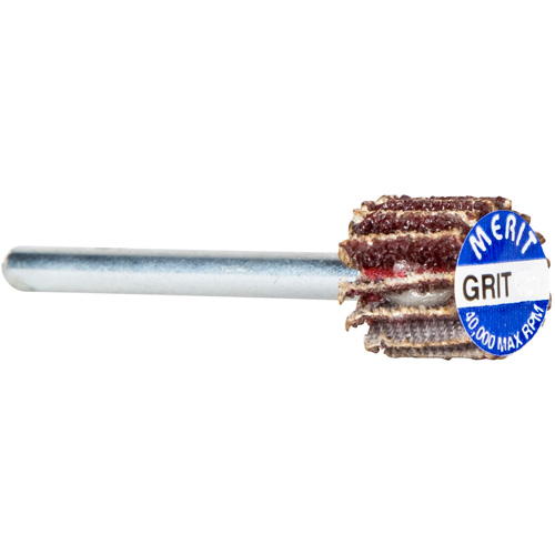 Grind-O-Flex Micro-Mini Flap Wheel, Aluminum Oxide, 120 Grit, 5/8" x 3/4" x 1/8" Oxymax Inc