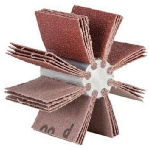 Outil de polissage d'al&eacute;sage &agrave; lamelles ordinaires B-825, Oxyde d'aluminium, Grain 120, 5-3/4" x 1-1/2" x Oxymax Inc