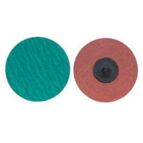 Quick-Change Cloth Disc, 1" Dia., 50 Grit, Zirconium Oxymax Inc
