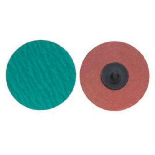 Quick-Change Cloth Disc, 1" Dia., 60 Grit, Zirconium Oxymax Inc