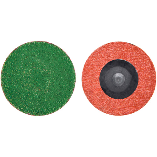 Zirc Plus Quick-Change Cloth Disc, 2" Dia., 120 Grit, Zirconia Alumina Oxymax Inc