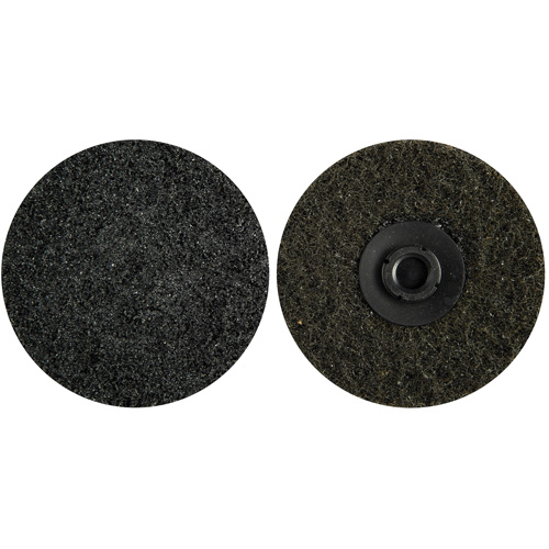 Disques non tiss&eacute;s &agrave; changement rapide, 3" dia., Grain Extra grossier, Oxyde d'aluminium Oxymax Inc