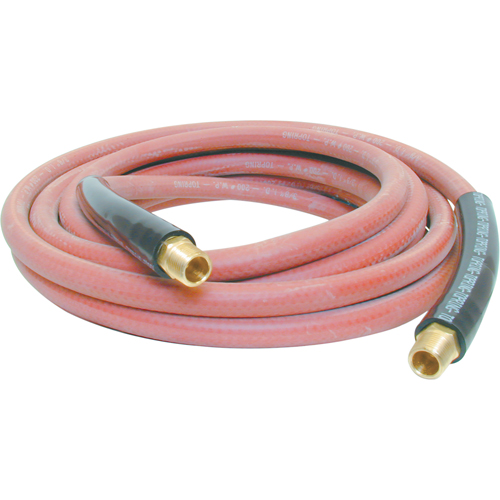 Airflex General Purpose Hoses, Air, Rubber, 1/4" dia. x 15', 200 psi, 1/4 NPT Oxymax Inc