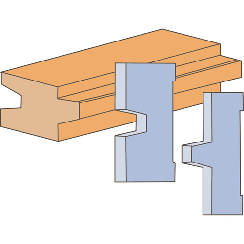 Tongue & Groove Moulding Cutter Set Oxymax Inc