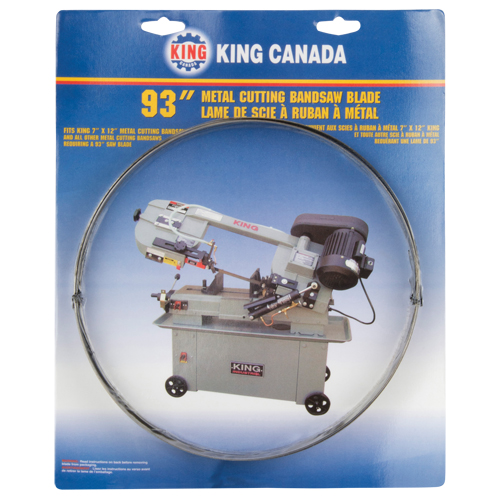 Lame de scie &agrave; ruban pour la coupe du m&eacute;tal, M&eacute;tal, 93" lo x 3/4" la x &eacute;paisseur 0,032", 14 dents par pouce Oxymax Inc