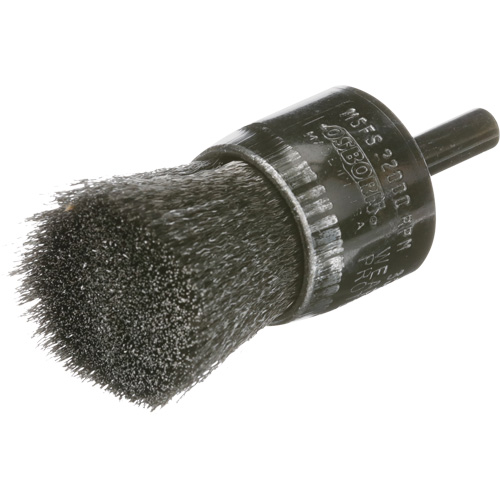 Crimped Wire End Brush, 1", 0.005 Fill Oxymax Inc