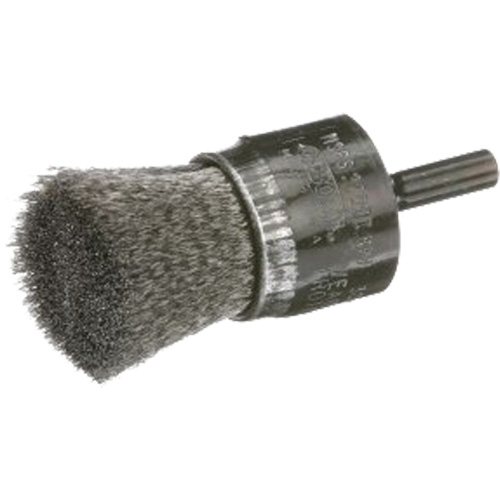 Crimped Wire End Brush, 1", 0.006" Fill Oxymax Inc
