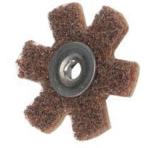 Abrasotex Surface Preparation Star, 1-1/2" Dia., Coarse Grit, Aluminum Oxide Oxymax Inc