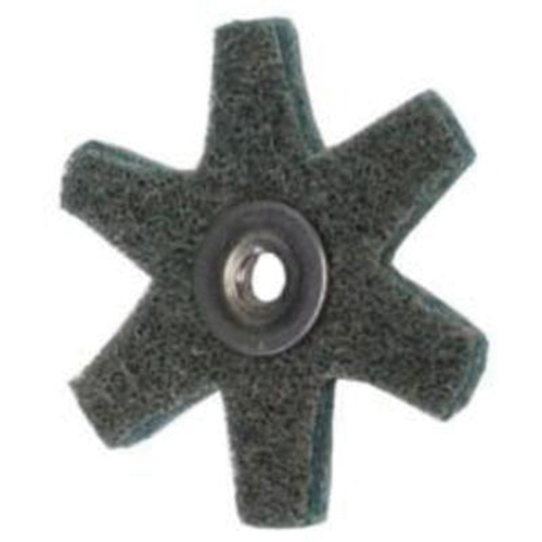Abrasotex Surface Preparation Star, 2" Dia., Very Fine Grit, Aluminum Oxide Oxymax Inc