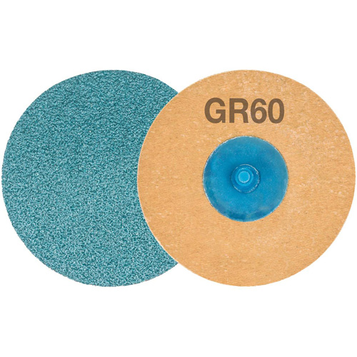 Disque de ponçage TWIST TOPCUT, 3" dia., Grain 60, Zirconium Oxymax Inc