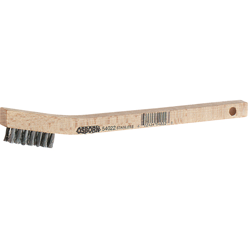 Small Cleaning Scratch Brushes, Brass, 3 x 7 Wire Rows, 7-3/4" Long Oxymax Inc