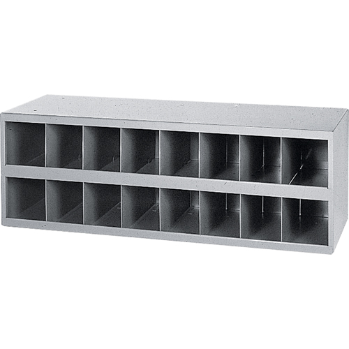 Armoires pour bacs de rangement en acier, 33-3/4" la x 12" p x 11-1/2" h, Gris Oxymax Inc