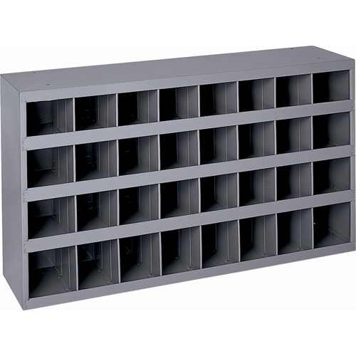 Armoires pour bacs de rangement en acier, 34-3/4" la x 8-1/2" p x 19-1/4" h, Gris Oxymax Inc