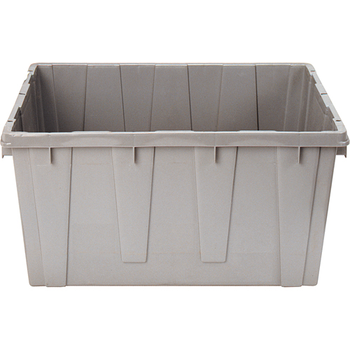 Nesting Container, 21.1" W x 17.7" D x 12" H, Grey Oxymax Inc