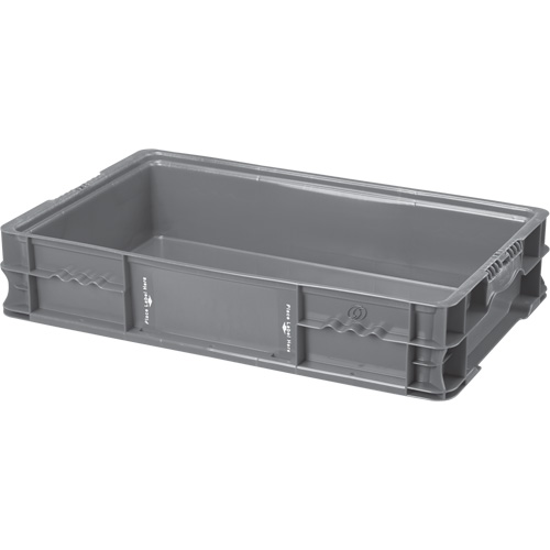 StakPak Plus 4845 System Containers, 15" W x 24" D x 5" H, Grey Oxymax Inc