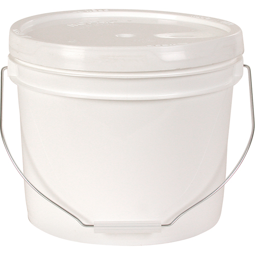 Sceau d'usage g&eacute;n&eacute;ral avec couvercle, Plastique, 3 gal. Oxymax Inc