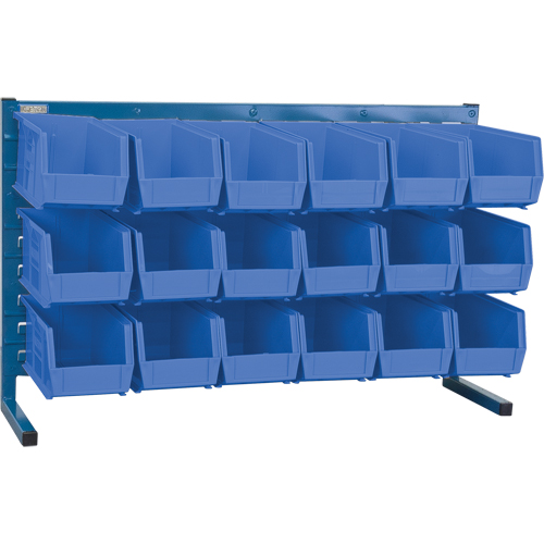 Rayonnage &agrave; persienne avec bacs, 18 bacs, 8-1/4" la x 36" p x 22" h Oxymax Inc