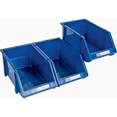 Stack & Hang Bin, 4-13/16" W x 3-3/16" H x 7-1/8" D, Blue Oxymax Inc