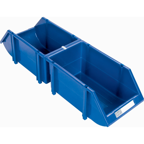 Stack & Hang Bin, 4-13/16" W x 3-3/16" H x 7-1/8" D, Blue Oxymax Inc