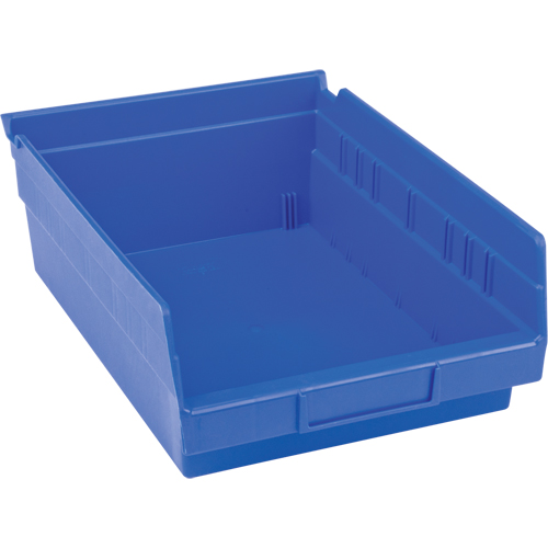 Bacs pour tablette en plastique, 8-3/8" la x 4" H x 11-5/8" p, Bleu, Capacit&eacute; 15 lb Oxymax Inc