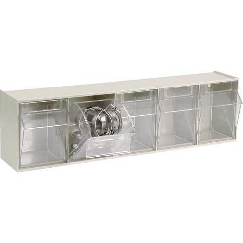 Syst&egrave;me de casiers modulaires Tip-Out, 23-5/8" la x 5-1/4" p x 6-1/2" h, 5 tiroirs Oxymax Inc