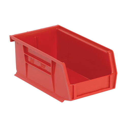 Ultra Stack & Hang Bin, 4-1/8" W x 3" H x 7-3/8" D, Red Oxymax Inc