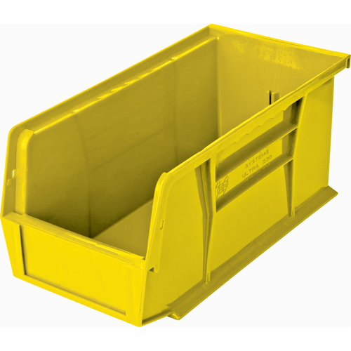 Ultra Stack & Hang Bin, 5-1/2" W x 5" H x 10-7/8" D, Yellow Oxymax Inc