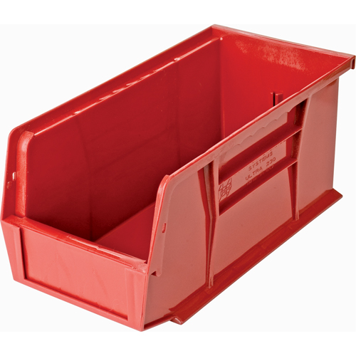 Bacs ultra empilable & suspendable, 5-1/2" la, 5" h x 10-7/8" p, Rouge Oxymax Inc