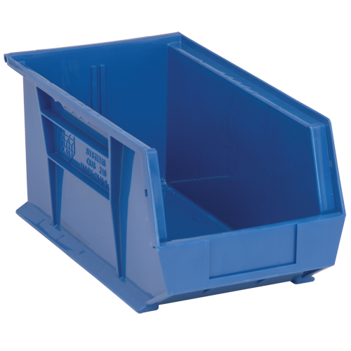 Ultra Stack & Hang Bin, 8-1/4" W x 7" H x 14-3/4" D, Blue Oxymax Inc