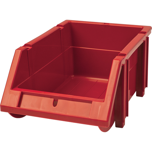 Stack & Hang Bin, 4-13/16" W x 3-3/16" H x 7-1/8" D, Red Oxymax Inc