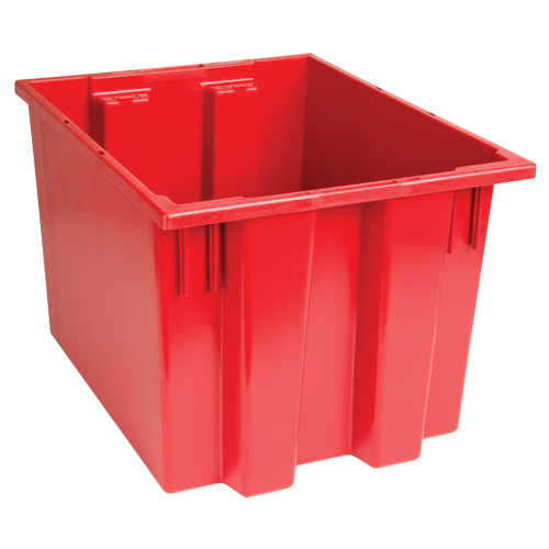 Contenants Stack & Nest, 13" x 19,5" x 15,5", Rouge Oxymax Inc