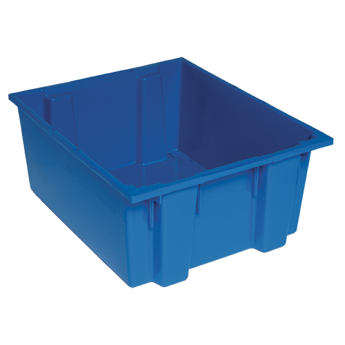 Contenants Stack & Nest, 10" x 23,5" x 19,5", Bleu Oxymax Inc