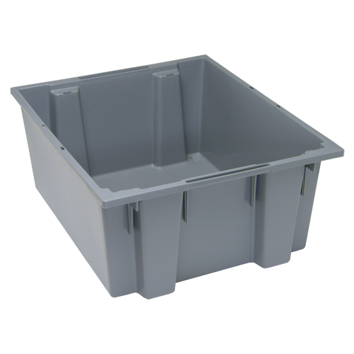 Contenants Stack & Nest, 10" x 23,5" x 19,5", Gris Oxymax Inc