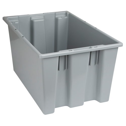 Contenants Stack & Nest, 12" x 23,5" x 15,5", Gris Oxymax Inc