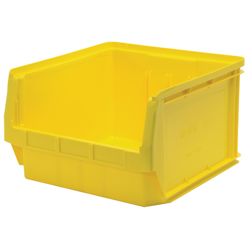 Giant Stacking Containers, 18.375" W x 19.75" D x 11.875" H, Yellow Oxymax Inc
