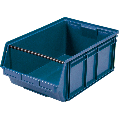 Contenants g&eacute;ants empilables, 18,375" la x 29" p x 11,875" h, Bleu Oxymax Inc
