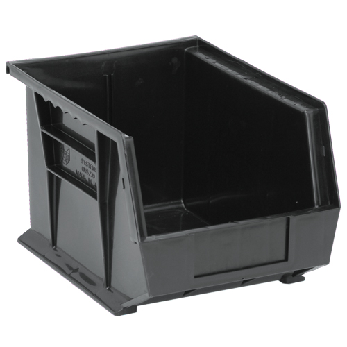 Ultra Stack & Hang Bin, 8-1/4" W x 7" H x 10-3/4" D, Black Oxymax Inc