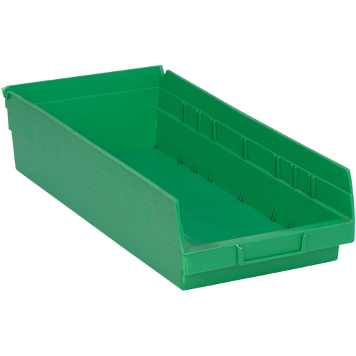 Bacs pour tablette, 8-1/8" la x 4" H x 17-7/8" p, Vert, Capacit&eacute; 40 lb Oxymax Inc