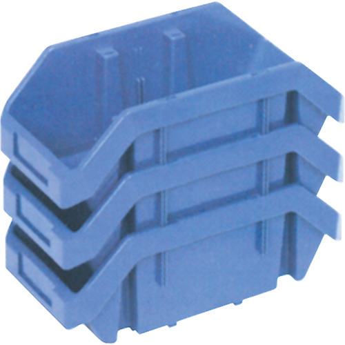 Boîtes &agrave; ramassage rapide "Quick Pick", 5" x 6,625" x 9,5", Bleu Oxymax Inc