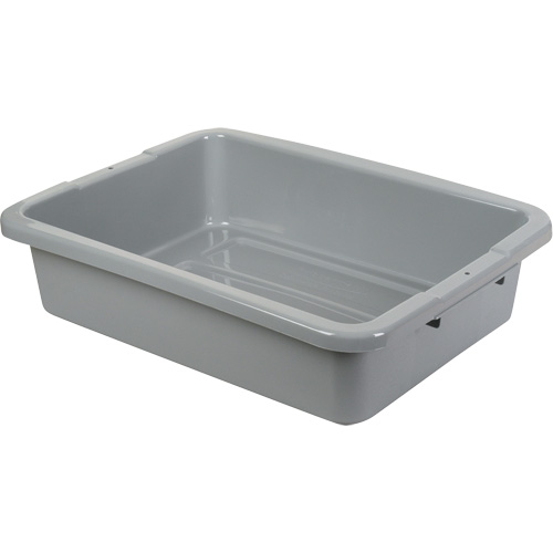 Bus/Utility Boxes - Grey, 5" H x 15" D x 20" L, Plastic, Grey Oxymax Inc