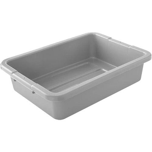 Bus/Utility Boxes - Grey, 5" H x 15" D x 20" L, Plastic, Grey Oxymax Inc
