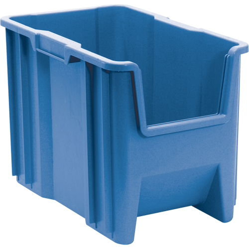 Giant Stacking Containers, 10.875" W x 17.5" D x 12.5" H, Blue Oxymax Inc